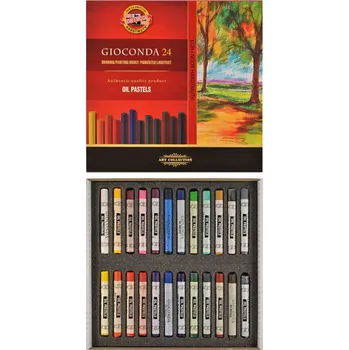 KOH-I-NOOR Sada olejových uměleckých kříd Gioconda 24 ks