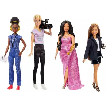 Panenka Barbie Sada 4 ks panenek filmové povolání HRG54