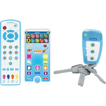 Hračka pro nejmenší Lexibook Vzdělávací mobilní telefon, dálkové ovládání a klíčenka