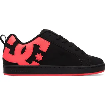 Pánská tenisová obuv Dc shoes dámské boty Court Graffik Black/Hot Pink | Černá | Velikost 8,5 US
