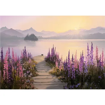 Obraz Obraz 113x85 cm Lupine Shore – Styler ID_1823580