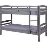 Inter Link Dětská patrová postel »Annika« (Šedá 90 x 200 cm)