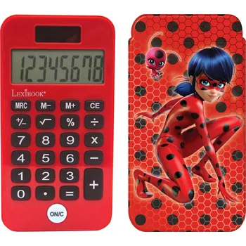 Kalkulačka Lexibook Kapesní kalkulačka - Miraculous: Kouzelná Beruška a Černý kocour