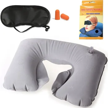 dobirkov.cz Cestovní polštář nafukovací + páska přes oči