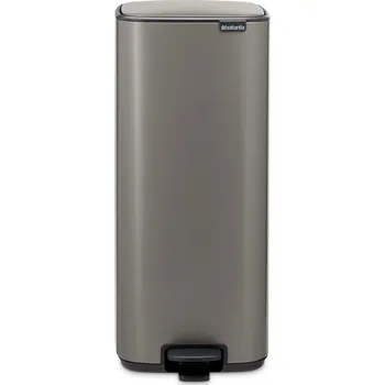 Odpadkový koš Brabantia Pedálový koš BO 30L platinová