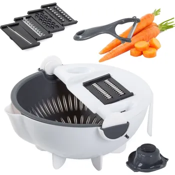 Potah na židli dobirkov.cz Kráječ na zeleninu s mísou, multifunkční struhadlo 3v1