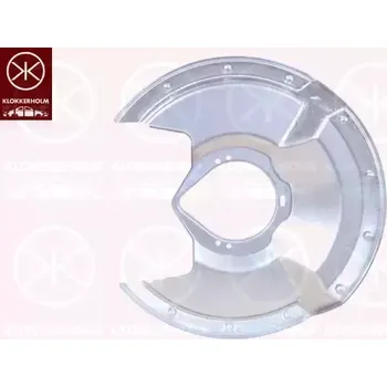 Brzdový kotouč KLOKKERHOLM Ochranný plech proti nečistotám brzdového kotouče KK 2939377