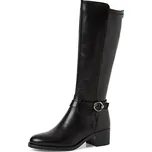 TAMARIS dámské kožené kozačky 1-25537-41-001 černá 38