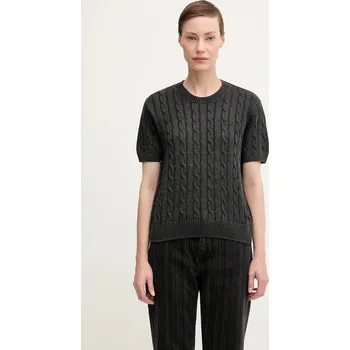 Dámský svetr Bavlněný svetr Carhartt WIP W' Carter Knit dámský, černá barva, I035181.89GD, XS, 99X