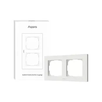 vypínač AQARA Switch Frame H2 EU (2-gang) (FE-X01D) dvojitý rámeček pro vypínače AQARA H2 bílá (AQARA-FE-X01D-1926)
