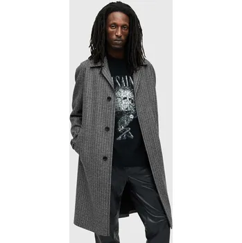 Dámský kabát Vlněný kabát AllSaints GOODMAN M017OB šedá 90X, vel. 42