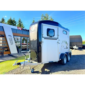 Přívěs pro přepravu koně a skotu Přívěs pro koně CHEVAL LIBERTE TOURING COUNTRY®, ČERNÝ