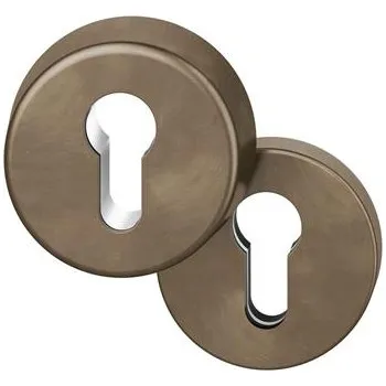 Dveřní kování FSB bezpečnostní cylindrická rozeta kulatá, bronz