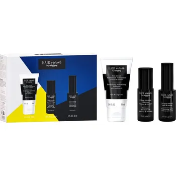 Kosmetická sada Hair Rituel by Sisley Volume & Shine Hair Rituel by Sisley Revitalizing Volumizing Shampoo with Camellia oil šampon pro objem jemných vlasů bez obsahu sulfátů 50 ml + Hair Rituel by Sisley Precious Hair Care Oil vlasový parfémovaný olej pro lesk a hebkost