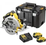 DeWalt DCS570P2 aku okružní pila 18V/2*5Ah, bezuhlíkový motor, prořez 64mm
