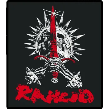 Nášivka nášivka na záda, zádovka Rancid - skull and sword