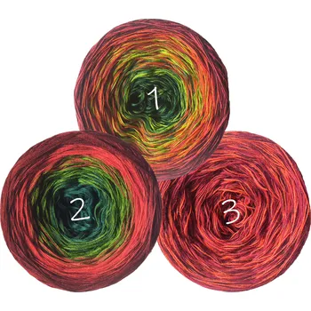 Příze Duhová klubka Vůně podzimu Délka návinu/Hmotnost: výprodej č.2 - 1000 m/200 g