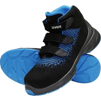 Pracovní oblečení uvex 1 G2 6832 S1 FO SR - Bezpečnostní ESD kotníková obuv na suchý zip s perforací Velikost obuvi: 45