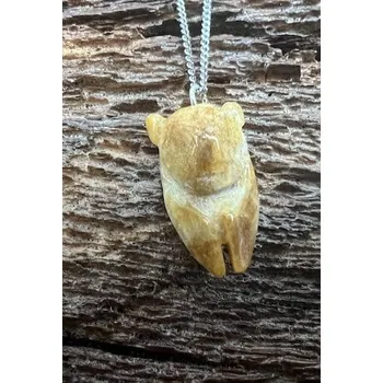 Přívěsek Amulet Jadeitový přívěsek cikáda hnědá