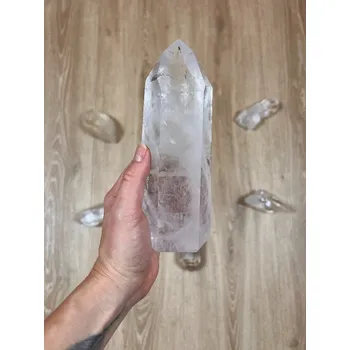 Sběratelství Křišťál broušený Brazílie, 17cm - špice