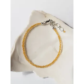 Náramek Citrín náramek s prodlužovacím zapínáním