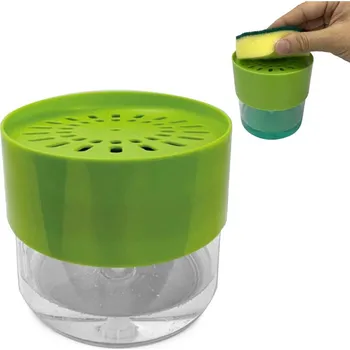 Úložný box dobirkov.cz Dávkovač prostředku na mytí nádobí, nádobka na houbičku