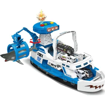 loď a ponorka Alltoys Policejní loď Chyť žraloka