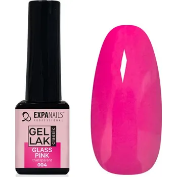 Lak na nehty UV/LED Gel lak Glass Pink - transparent 5 ml