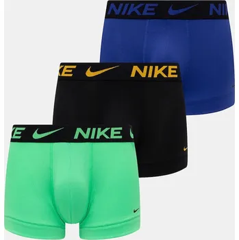 Pánské spodní prádlo Boxerky Nike 3-pack pánské, černá barva, 0000KE1224 55X, vel. XXL