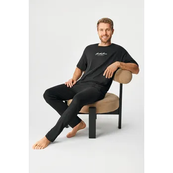 Dámské pyžamo Bavlněné pyžamo JACK AND JONES JACClyde dlouhé