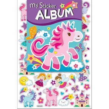 Samolepící dekorace Album + samolepky 40 ks - KOUZELNÝ SVĚT