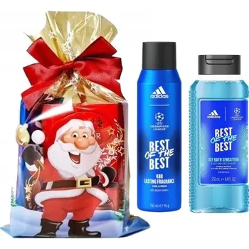 Kosmetická sada Adidas Best of the Best sprchový gel 250 ml + EDT 50 ml pánská sada