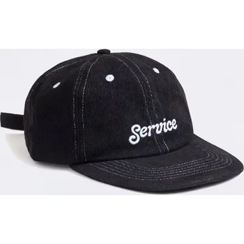Kšiltovka Service Works Service Script Cord Cap BLACK