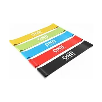 Posilovací gumy One Fitness 2,2-15,9 kg, 5 ks