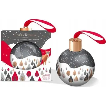 Koupelová pěna LUXURY BATHING Toasted Praline Sweet Vanil pěna do koupele bombička Festive 250ml