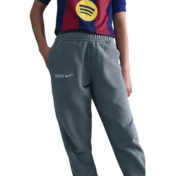 Chlapecké kalhoty Dětské kalhoty Nike FC Barcelona 25/26 Air šedé
