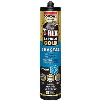 Průmyslové lepidlo SOUDAL T-REX GOLD CRYSTAL 290ml /1243044/