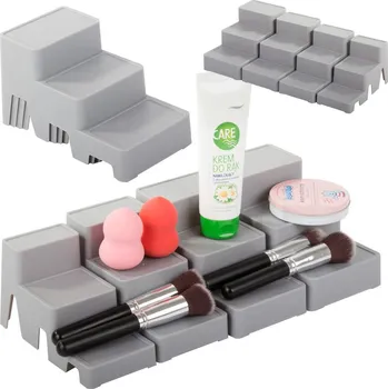 dobirkov.cz Organizér na kosmetiku 4v1, koupelnový stojan