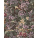 Eijffinger Vliesová tapeta na zeď, zeleno-fialová, listy, stromy, 351244, Magnifique, Eijffinger, velikost 10 x 0,7 m