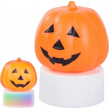 Potah na židli dobirkov.cz LED lampa ve tvaru dýně na baterie, halloweenská dekorace