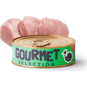 Krmivo pro kočku ZUII Gourmet Selection – Šťavnaté krůtí kousky, 80 g