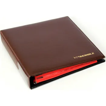 Obal pro sběratelský předmět Schulz Album na mince STANDARD + 10 listů a mezilistů, hnědá