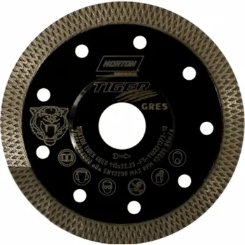 Řezný kotouč NORTON Kotouč diamantový 115x1,4x22,2 TIGER GRES