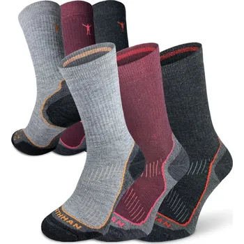 Oblečení a móda Northman Trek Silver Merino PRO 3-pack Velikost: 45-47 Mix barev1 Antibakteriální Turistické Merino Ponožky