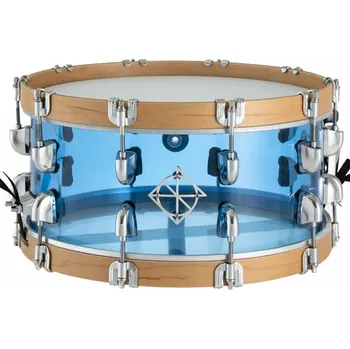 Jednotlivý buben Dixon PDSCST654ACB 14" See-Through Blue Snare buben