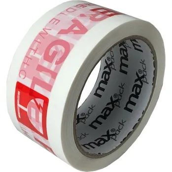 Lepicí páska Maxpack Lepící páska s potiskem FRAGILE 48 mm x 66 m