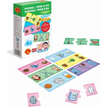 Výuková hračka Hra školou® Poznej před a po