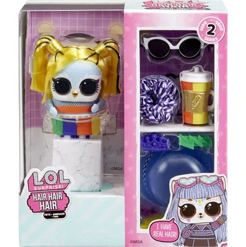 Panenka LOL Surprise Hair Zvířátko žluté vlasy