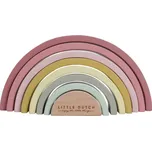 Skládačka dřevěná duha Pink