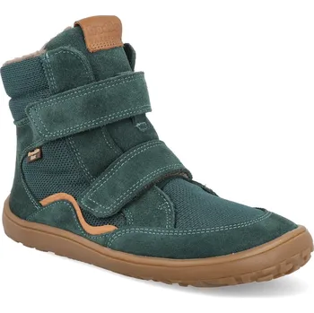 Dětská móda Barefoot zimní boty Froddo - Winter Tex Petroleum zelené Velikost: 27